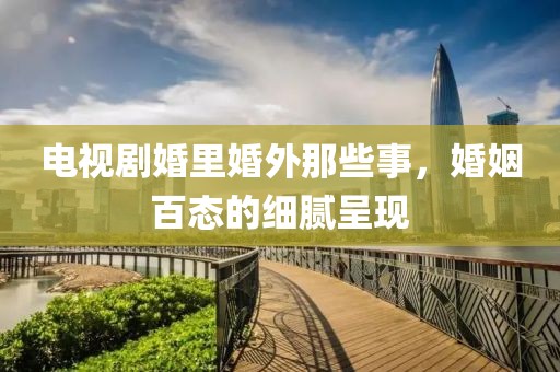 电视剧婚里婚外那些事，婚姻百态的细腻呈现