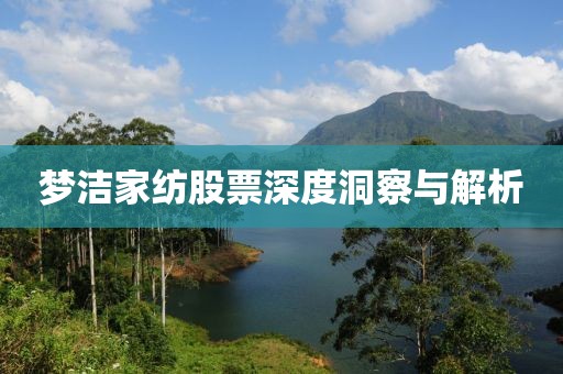 梦洁家纺股票深度洞察与解析