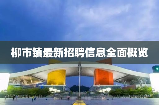 柳市镇最新招聘信息全面概览