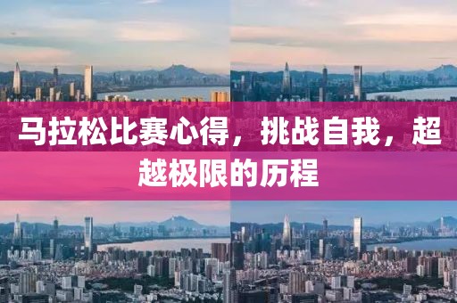 马拉松比赛心得，挑战自我，超越极限的历程