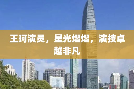 王珂演员，星光熠熠，演技卓越非凡