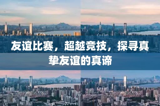 友谊比赛，超越竞技，探寻真挚友谊的真谛