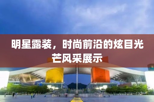 明星露装，时尚前沿的炫目光芒风采展示