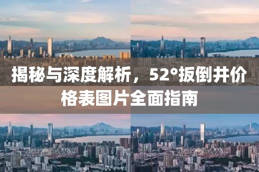 揭秘与深度解析，52°扳倒井价格表图片全面指南