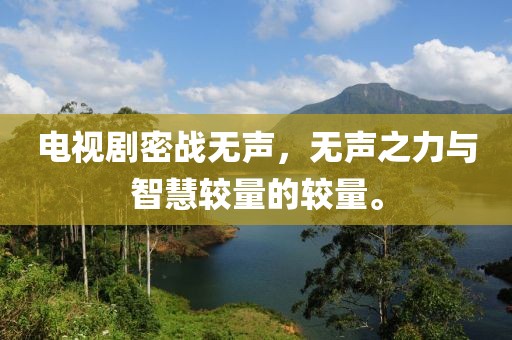 电视剧密战无声，无声之力与智慧较量的较量。