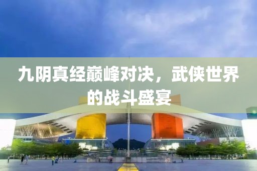 九阴真经巅峰对决，武侠世界的战斗盛宴