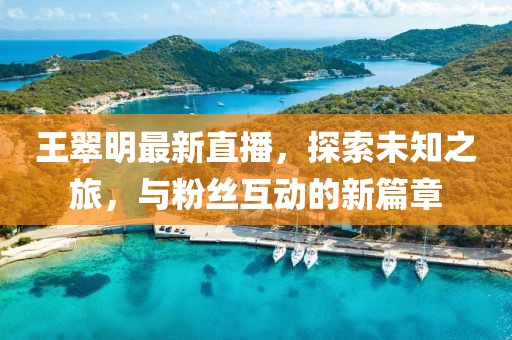 王翠明最新直播，探索未知之旅，与粉丝互动的新篇章