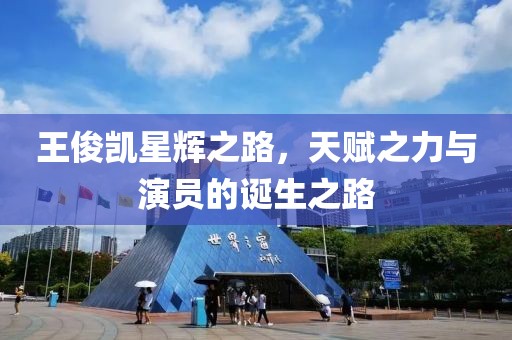 王俊凯星辉之路，天赋之力与演员的诞生之路