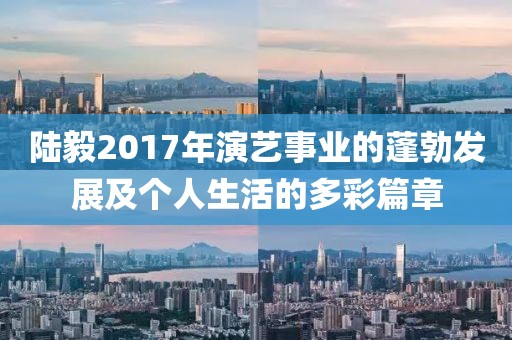 陆毅2017年演艺事业的蓬勃发展及个人生活的多彩篇章