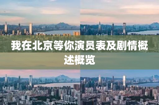 我在北京等你演员表及剧情概述概览