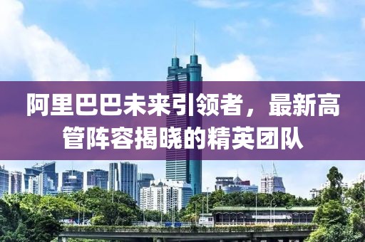阿里巴巴未来引领者，最新高管阵容揭晓的精英团队