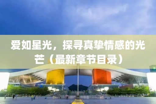 爱如星光，探寻真挚情感的光芒（最新章节目录）