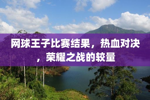 网球王子比赛结果，热血对决，荣耀之战的较量