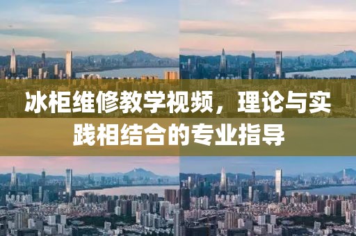 冰柜维修教学视频，理论与实践相结合的专业指导
