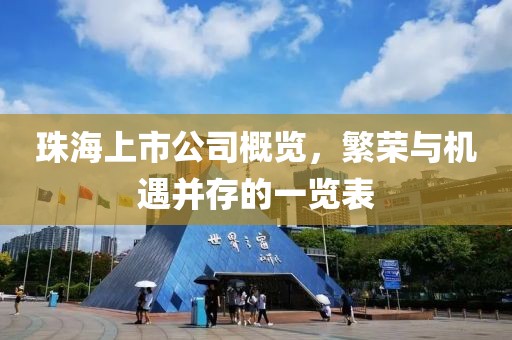 珠海上市公司概览，繁荣与机遇并存的一览表