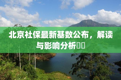 北京社保最新基数公布，解读与影响分析​​