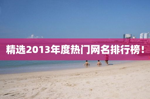 精选2013年度热门网名排行榜！