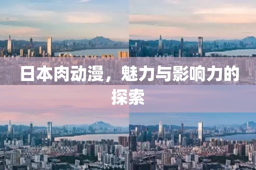 日本肉动漫，魅力与影响力的探索