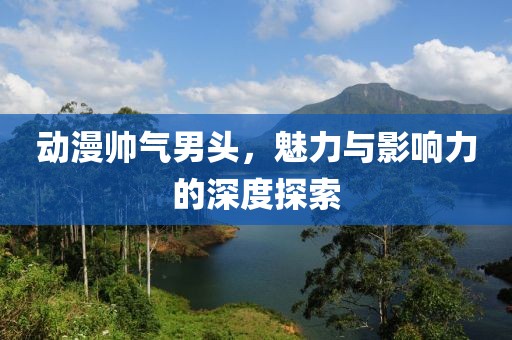 动漫帅气男头，魅力与影响力的深度探索