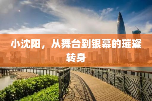 小沈阳，从舞台到银幕的璀璨转身