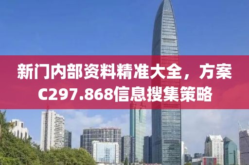 新门内部资料精准大全，方案C297.868信息搜集策略
