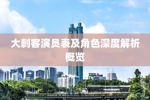 大刺客演员表及角色深度解析概览