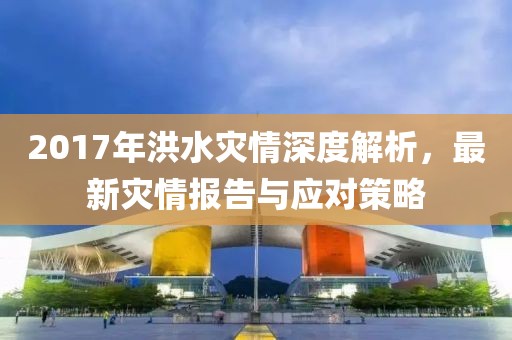 2017年洪水灾情深度解析，最新灾情报告与应对策略