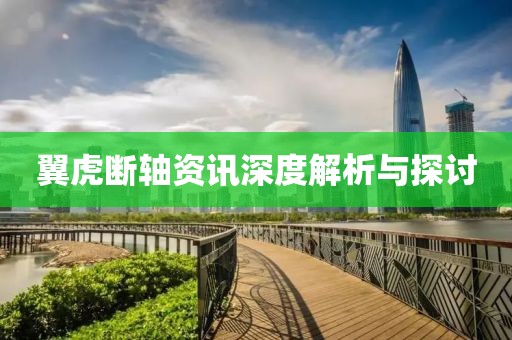 翼虎断轴资讯深度解析与探讨
