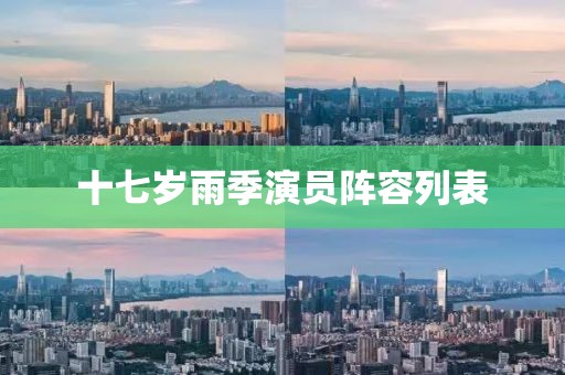 十七岁雨季演员阵容列表