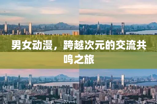 男女动漫，跨越次元的交流共鸣之旅