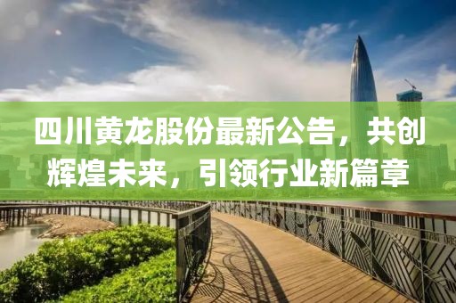 四川黄龙股份最新公告，共创辉煌未来，引领行业新篇章