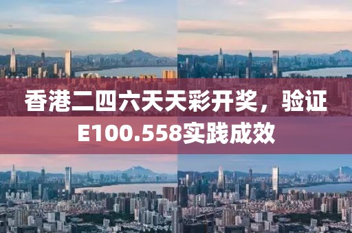 香港二四六天天彩开奖，验证E100.558实践成效