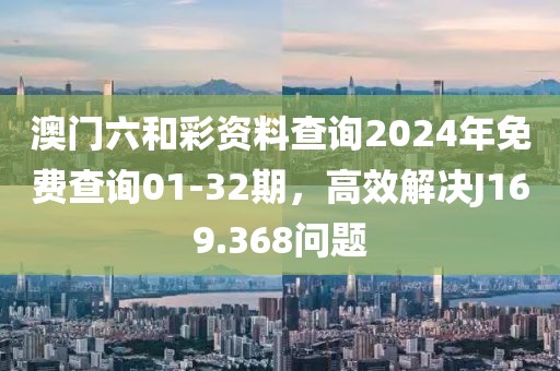 澳门六和彩资料查询2024年免费查询01-32期，高效解决J169.368问题