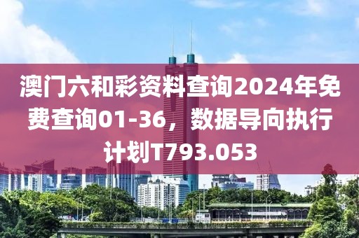 澳门六和彩资料查询2024年免费查询01-36，数据导向执行计划T793.053