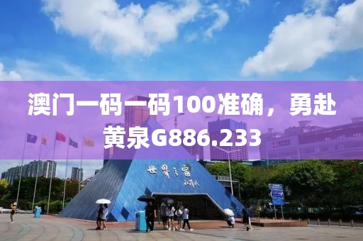 澳门一码一码100准确，勇赴黄泉G886.233
