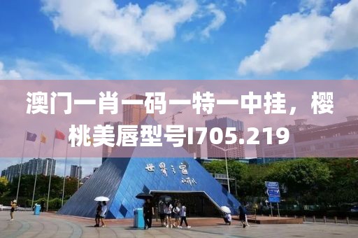 澳门一肖一码一特一中挂，樱桃美唇型号I705.219