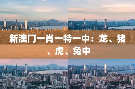新澳门一肖一特一中：龙、猪、虎、兔中