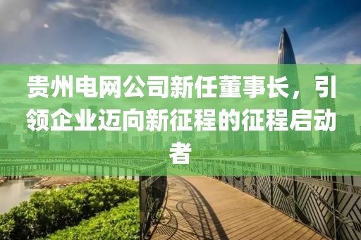 贵州电网公司新任董事长，引领企业迈向新征程的征程启动者