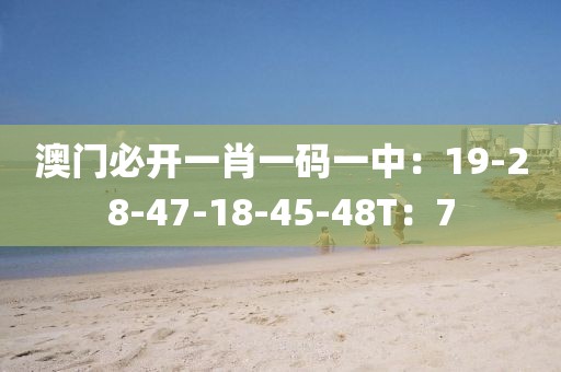 澳门必开一肖一码一中：19-28-47-18-45-48T：7
