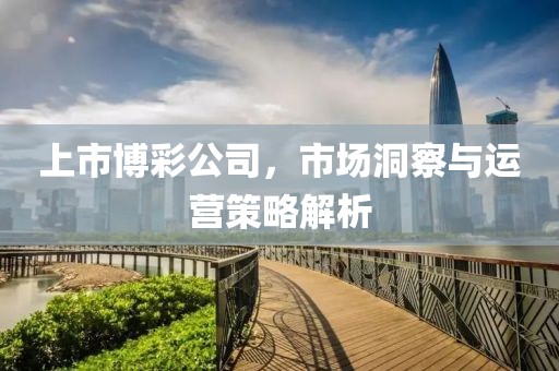 上市博彩公司，市场洞察与运营策略解析