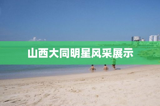 山西大同明星风采展示