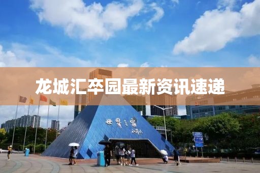 龙城汇卒园最新资讯速递