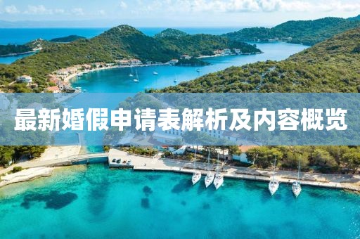最新婚假申请表解析及内容概览