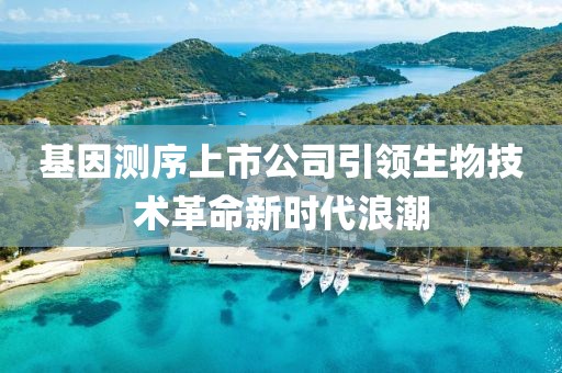 基因测序上市公司引领生物技术革命新时代浪潮