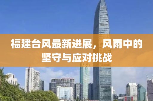 福建台风最新进展，风雨中的坚守与应对挑战