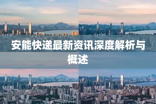 安能快递最新资讯深度解析与概述
