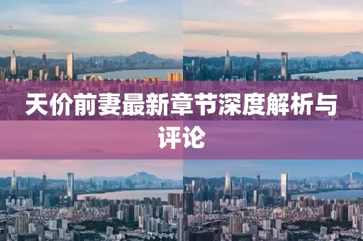 天价前妻最新章节深度解析与评论