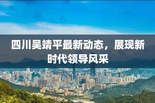 四川吴靖平最新动态，展现新时代领导风采