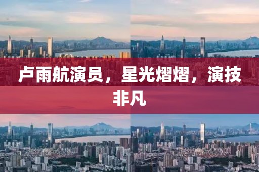 卢雨航演员，星光熠熠，演技非凡